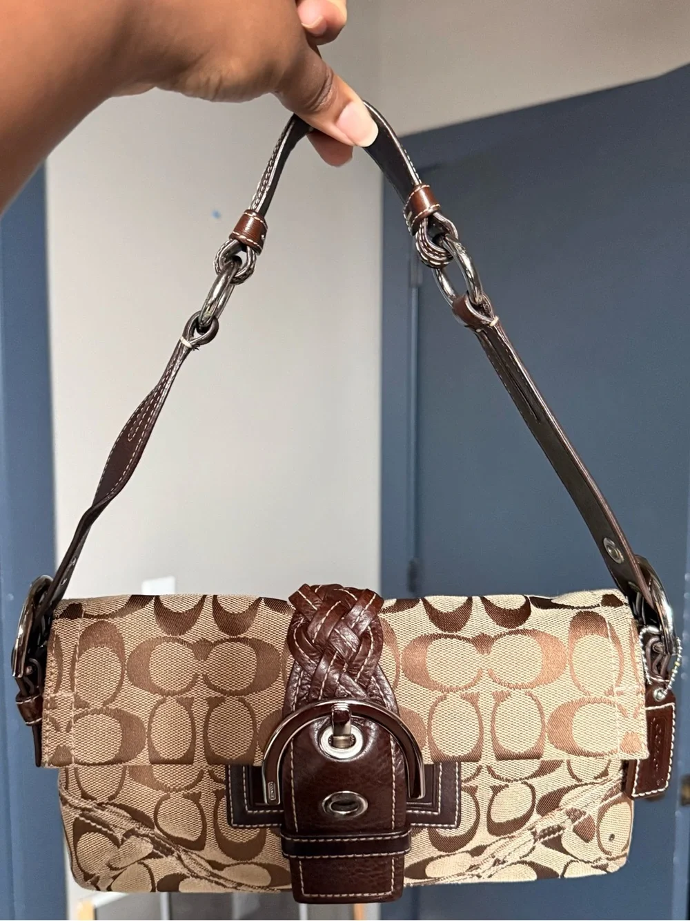 Coach SoHo Signature Braided Mini Bag